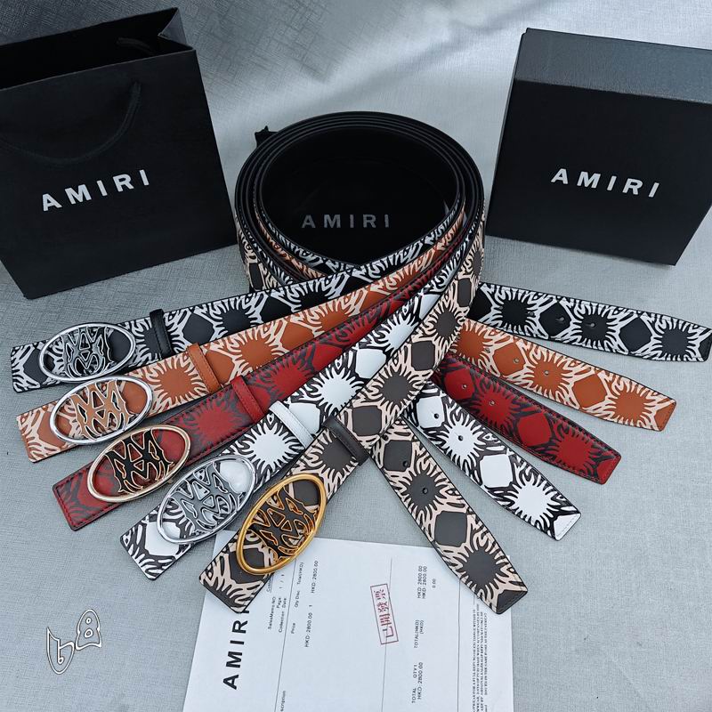 Amiri belt 38mmX90-125cm lb114